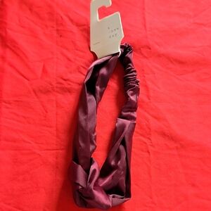 A New Day Purple Satin Hair Scrunchie